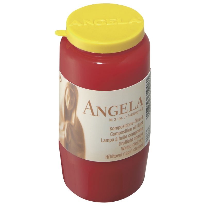 Grablicht "Angela" Nr. 3 rot